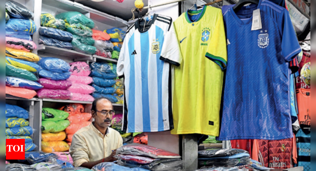 Soccer goods traders in Kolkata have a ball as WC fever peaks Kolkata