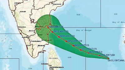 Depression To Intensify Into Cyclone Today | Chennai News - Times Of India