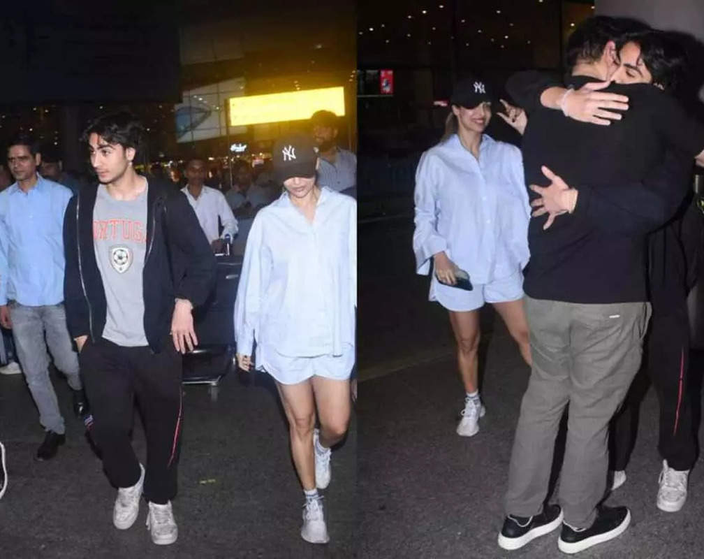 
Parents Malaika Arora and Arbaaz Khan reunite as they meet son Arhaan at the airport
