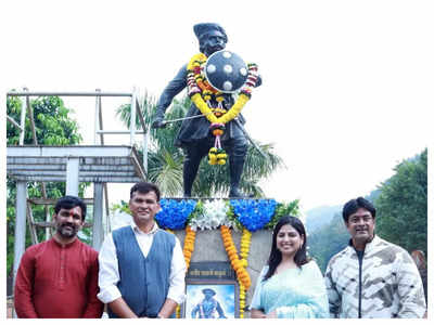 'Subhedar': Digpal Lanjekar and his team visit the birthplace of Tanhaji Malusare to seek blessings; See pics
