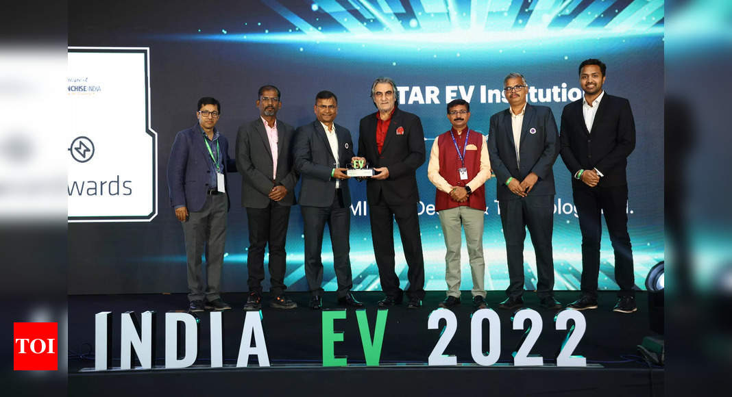 MIT ADT यूनिवर्सिटी को स्टार EV इंस्टीट्यूशन अवार्ड मिला – टाइम्स ऑफ इंडिया