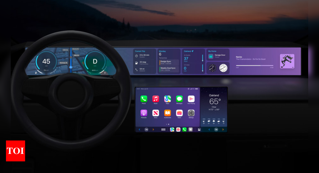 Apple may have some new plan for its car – Times of India