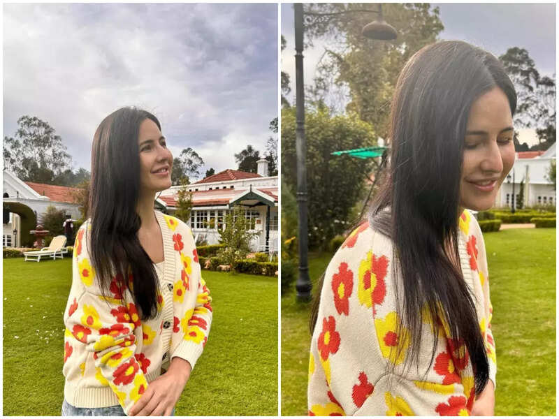 Katrina Kaif beams ear to ear as Vicky Kaushal clicks her pictures