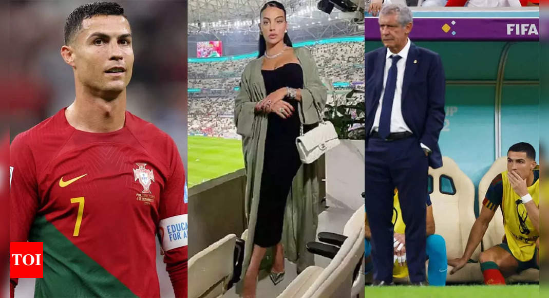 Cristiano Ronaldo’s girlfriend Georgina Rodriguez slams Portugal coach Santos for benching him | Football News – Times of India
