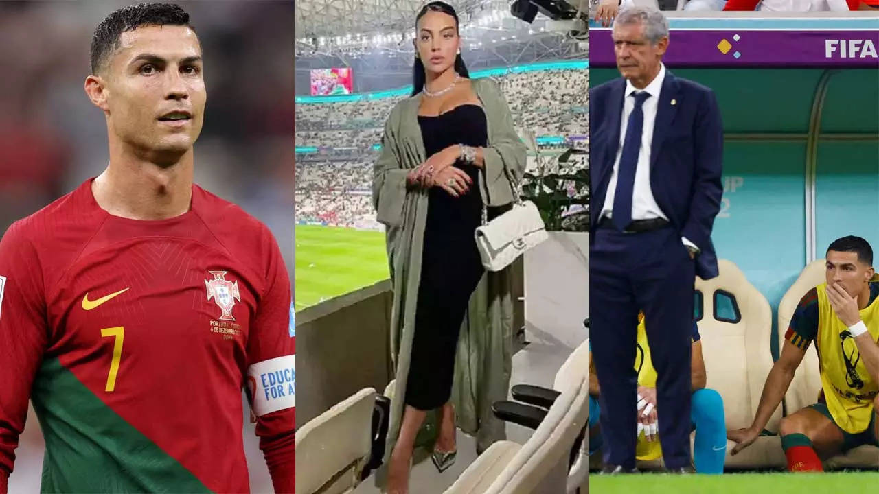 Cristiano Ronaldos girlfriend Georgina Rodriguez slams Portugal coach Santos for benching him Football News photo
