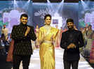 Fourth show at the Hyderabad Times Fashion Week day 1 saw a grand collection
