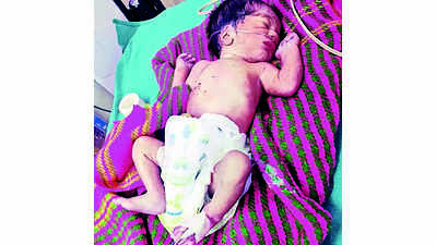 Newborn abandoned at Jaisalmer hosp, rescued