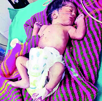 Newborn abandoned at Jaisalmer hosp, rescued