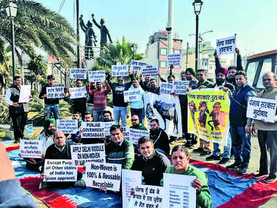 Industry protests ban on non-woven products
