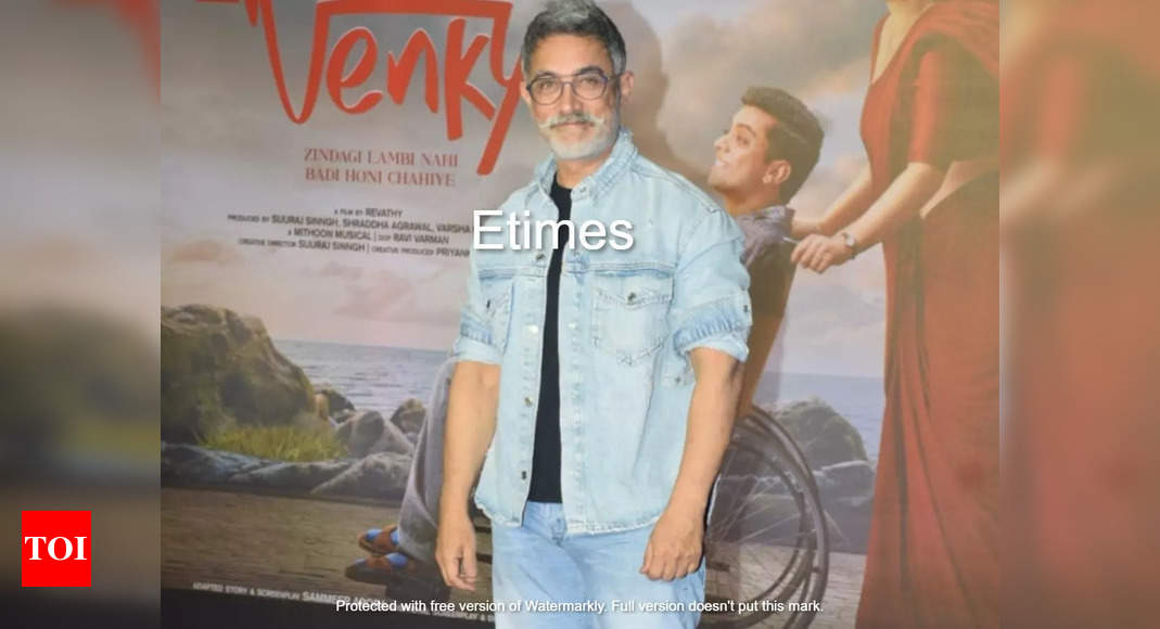 Aamir Khan says he will start working on a film after a year, at the screening of ‘Salaam Venky’ – Watch video – Times of India