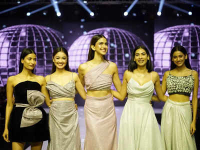 Young talent took centre stage at day 2’s first show of Hyderabad Times Fashion Week