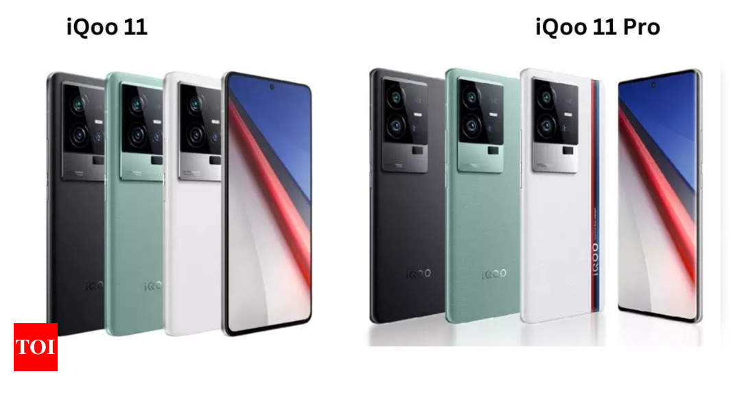 iQoo 11, 11 Pro with E6 AMOLED display launched in China: All the Details – Times of India