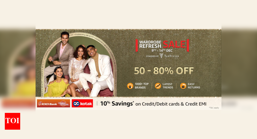 Amazon Sale 2022 The Amazon Wardrobe Refresh Sale Today with the best