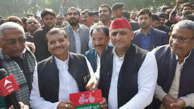 Mainpuri victory ends family war: Akhilesh, Shivpal raise unity flag