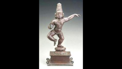 Stolen 'dancing Krishna' traced to US