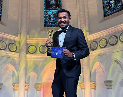 Basil Joseph wins the Best Director award for ‘Minnal Murali’ at the Asian Academy Awards 2022