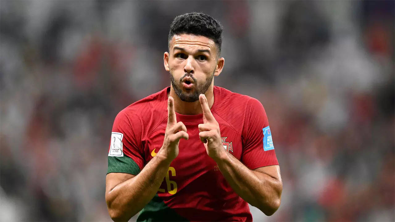 Portugal's young gun Goncalo Ramos stepping into Cristiano Ronaldo's shoes  | Football News - Times of India