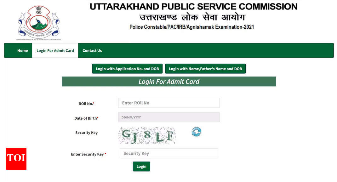 UKPSC Admit Card 2022 released for Police Constable, Fire Safety