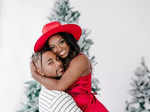 Simone Biles, Jonathan Owens look so in love as they pose for 'happy holidays' pictures