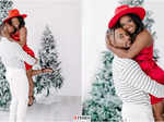 Simone Biles and Jonathan Owens look so much in love as they pose for ‘happy holidays’ pictures