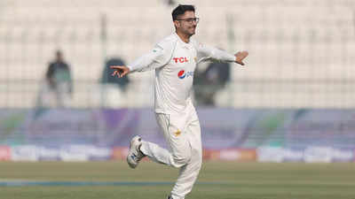 Pakistan's Abrar Ahmed takes seven on debut as England all out for 281