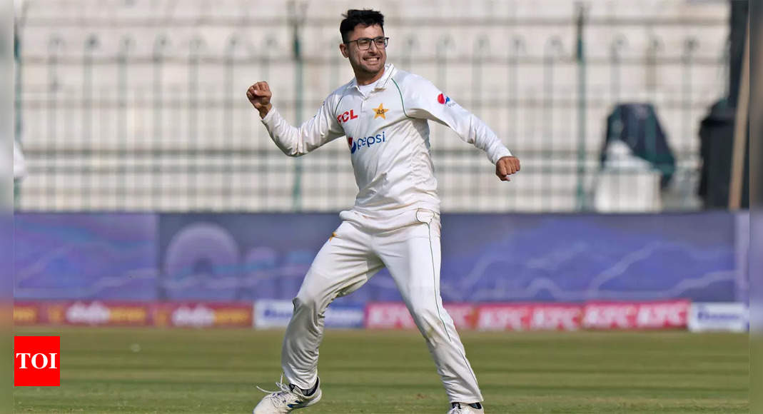 Meet Abrar Ahmed – The man who almost got all 10 wickets vs England | Cricket News – Times of India