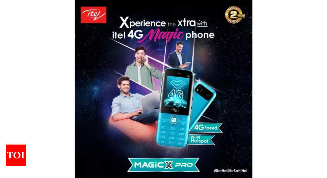 Itel launches Magic X Pro phone with high-speed hotspot connectivity for up to 8 devices: Price, features and more – Times of India