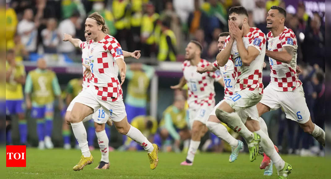 Croatia vs Brazil Highlights: Croatia knock favourites Brazil out of the World Cup | Football News – Times of India