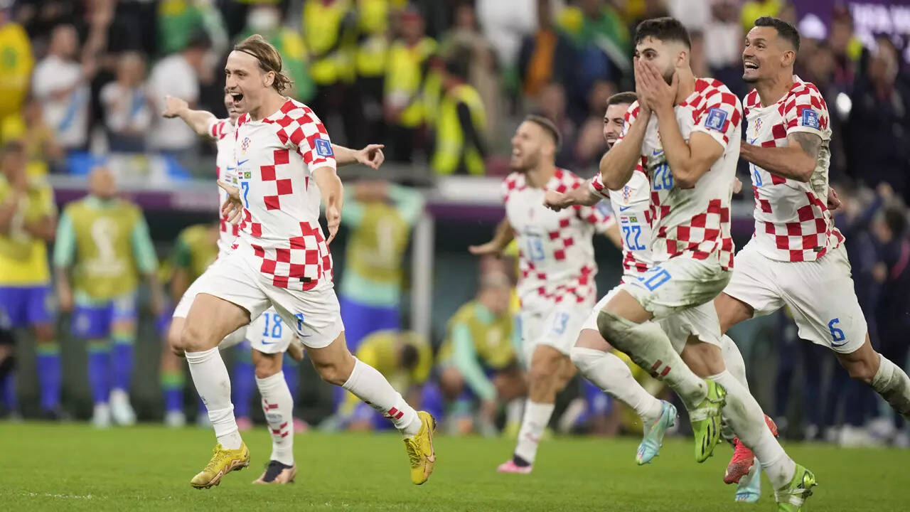 Croatia vs Brazil Highlights: Croatia snatch victory from the jaws of defeat, knock Brazil out of the World Cup | Football News - Times of India