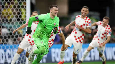 Dominik Livakovic stands tall as Croatia oust favourites Brazil on  penalties to reach semifinals