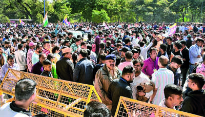 Amid BJP tsunami, AAP too broke Cong’s hull in state’s tribal belt