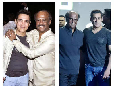 Rare photos of Rajinikanth with B'wood stars