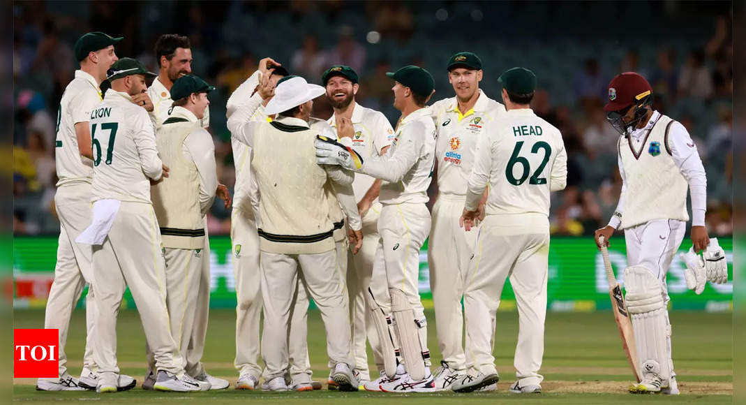 2nd Test, Day 3: Australia on brink of series sweep after Scott Boland wrecks Windies | Cricket News – Times of India