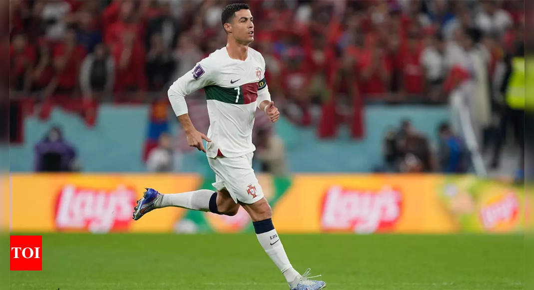 Cristiano Ronaldo equals world record for most international caps | Football News – Times of India