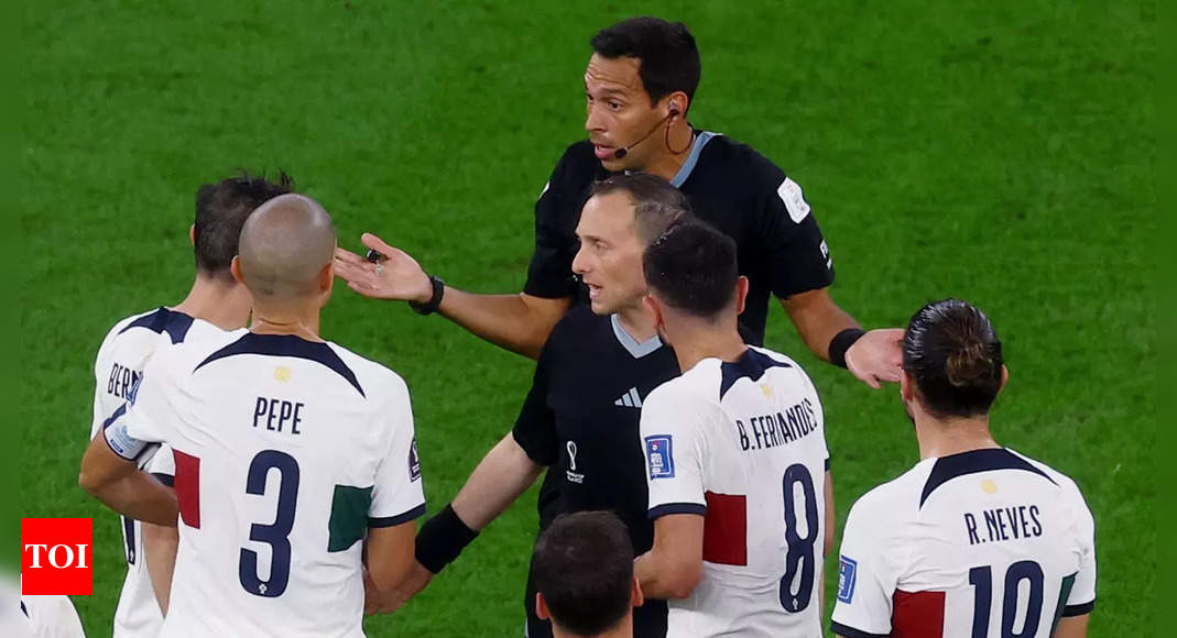 FIFA World Cup 2022: Pepe and Bruno Fernandes blast Argentine referee after Portugal exit | Football News – Times of India
