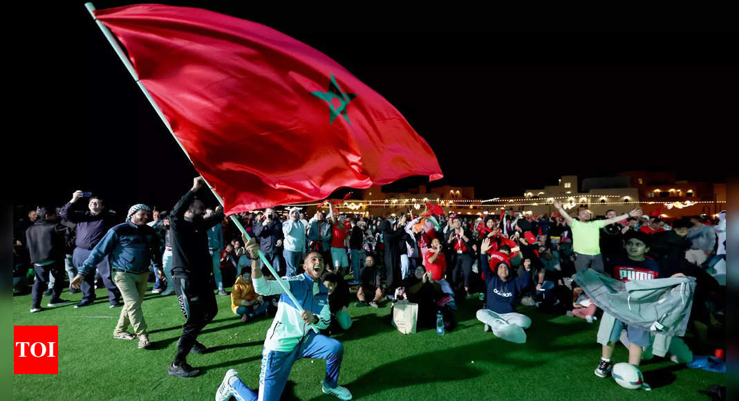 Moroccan ecstasy at entering FIFA World Cup semis shared by Africa and Arab world | Football News – Times of India