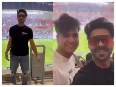 Aparshakti loves the energy in the stadium at FIFA World Cup