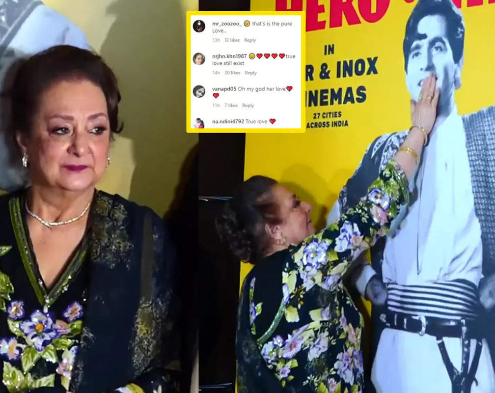 
Saira Banu gets teary-eyed after seeing Dilip Kumar’s poster at 'Aan' screening, fans react – ‘Pure Love’
