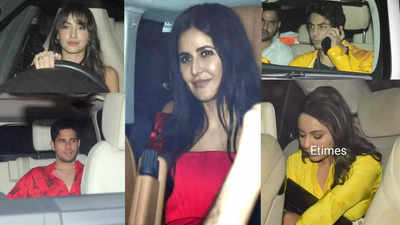 Shah Rukh Khan, Gauri Khan, Aryan Khan, Ananya Panday, Sidharth Malhotra, Kiara Advani, Katrina Kaif and others arrive in style at Amritpal Singh's birthday bash