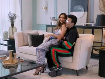 Karan Johar asks Malaika Arora how does it feel when her 'a**' is such a topic of discussion. Here's how she reacts