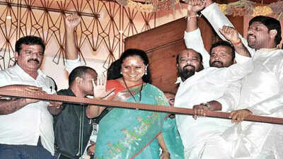Telangana: CBI quizzes Kalvakuntla Kavitha for 7 hours in Delhi excise case