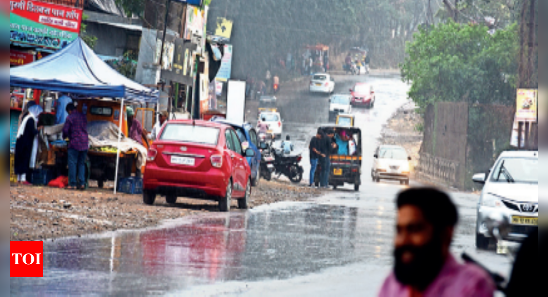 हल्की बारिश के बीच पुणे का न्यूनतम तापमान बढ़ा |  पुणे समाचार – टाइम्स ऑफ इंडिया