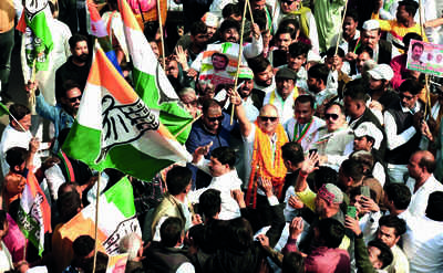 Congress leaders take out Bharat Jodo Yatra