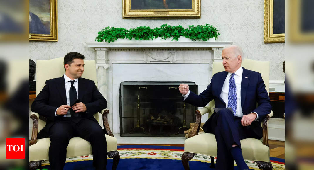 Joe Biden: US President Biden underscores support for Ukraine in call with Zelenskyy | World News – Times of India
