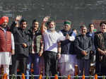 Shimla: Himachal Pradesh Chief Minister Sukhwinder Singh Sukhu (2nd R) with Cong...