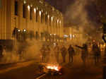 Demonstration to demand the dissolution of Congress and to hold democratic elections, in Lima