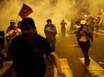 Demonstration to demand the dissolution of Congress and to hold democratic elections, in Lima