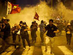 Demonstration to demand the dissolution of Congress and to hold democratic elections, in Lima