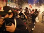 Demonstration to demand the dissolution of Congress and to hold democratic elections, in Lima