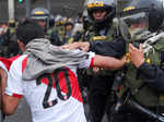 Demonstration to demand the dissolution of Congress and to hold democratic elections, in Lima